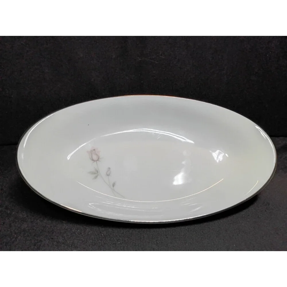 Vintage Noritake Pasadena 6311 Relish & Celery Dishes, Set of 2 - Pink Rose